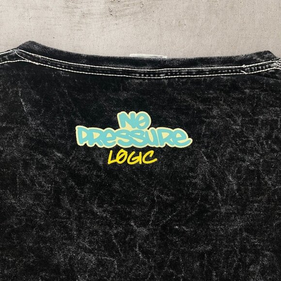 Logic No Pressure T shirt Mens XL Stone Washed ""I Raised Hell" Tour Band Album - Picture 8 of 8